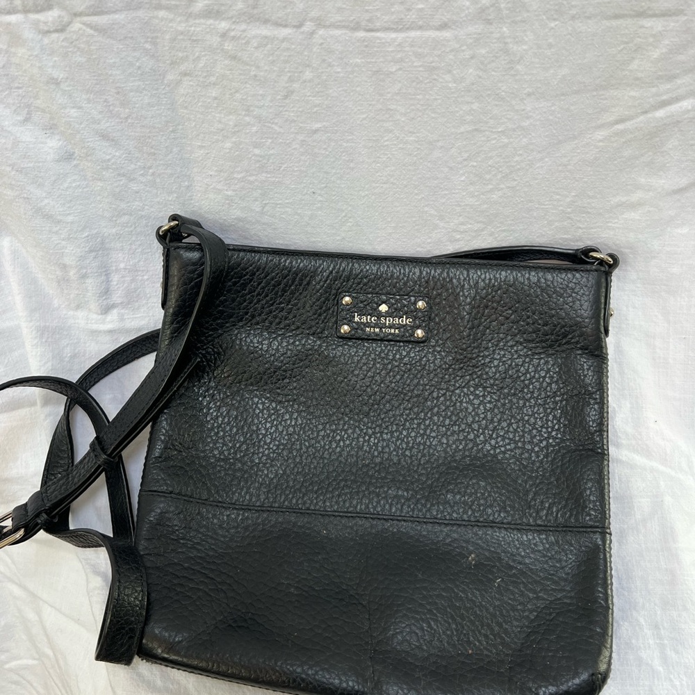 Kate Spade Black Leather Crossbody Bag